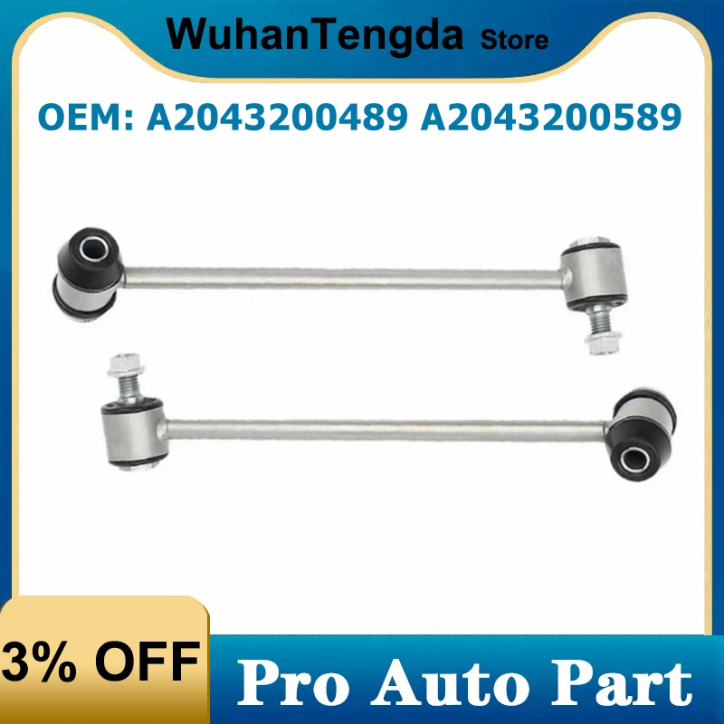 1Pair 2043200489 2043200589 Rear Left Right Sway Bar Stabilizer Link for Mercedes Benz W204 W212 X204 C180 C350 E350