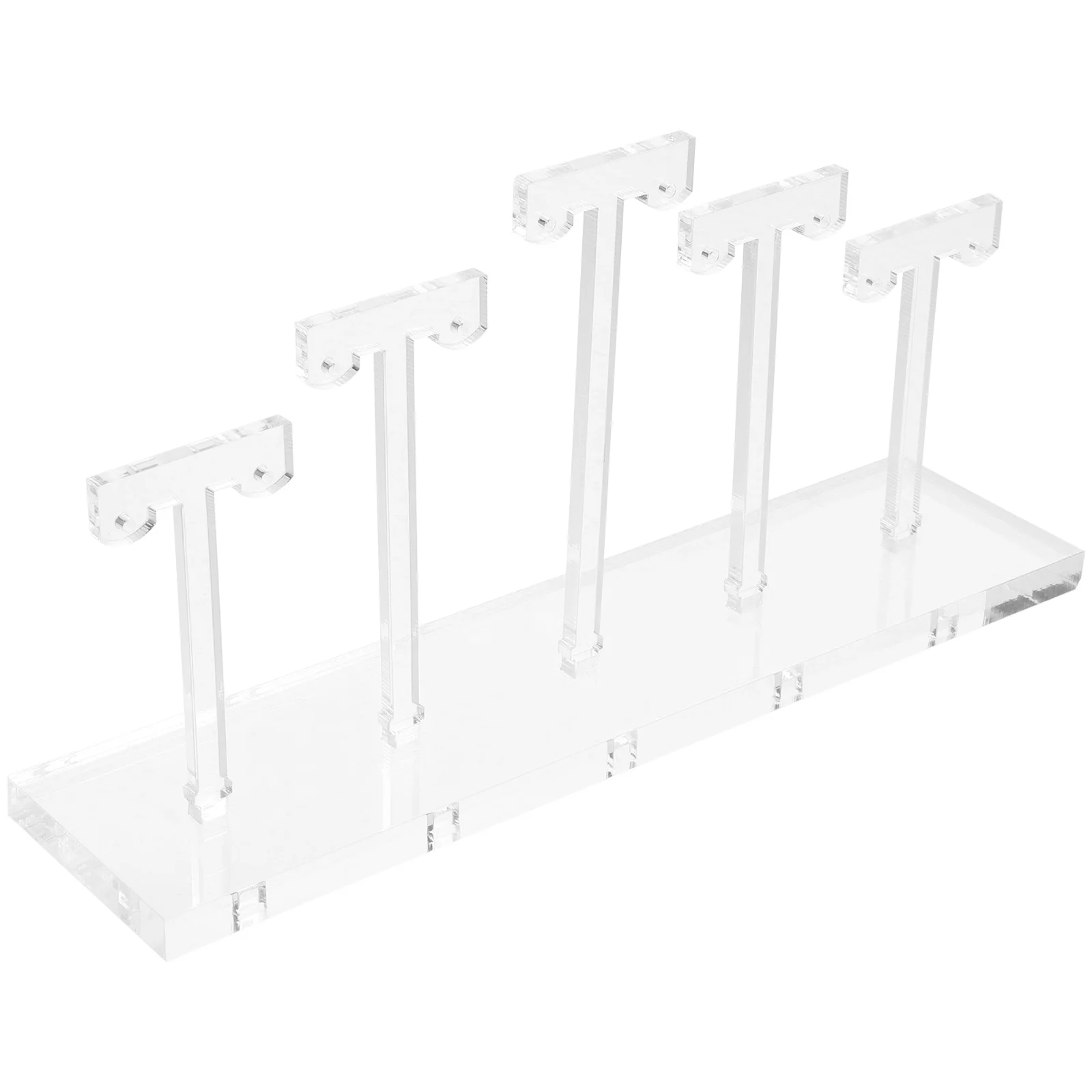 

Small Earrings Studs Display Stand Organizer with Base Storage Transparent Jewelry Miss