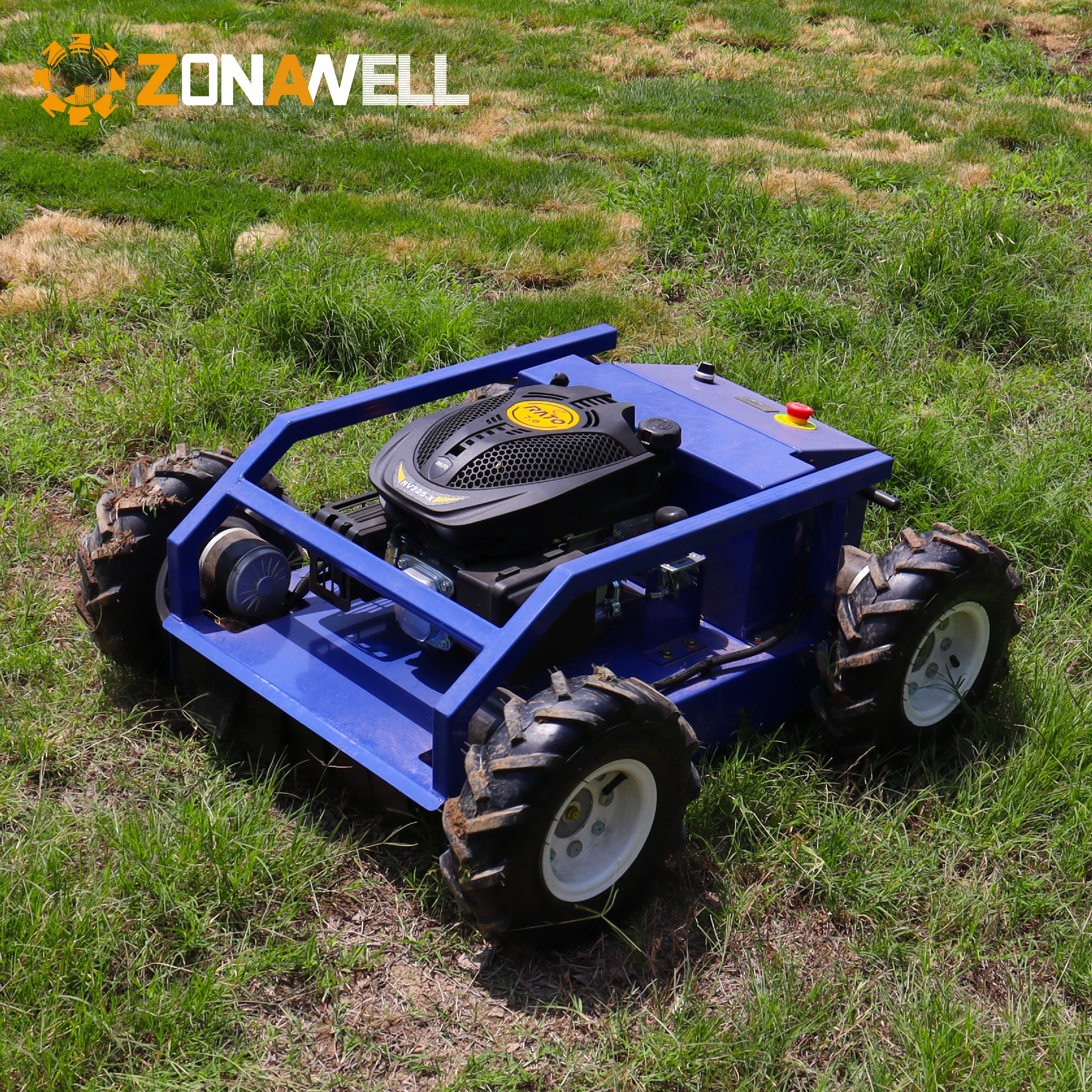 Remote control lawn mower, fully automatic climbing, home use, long battery life, long-lasting garden weed control