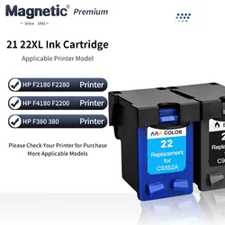 21 22 XL Compatible Ink Cartridge Replacement For HP 21 22 21XL 22XL HP21 22 Deskjet F2180 F2280 F4180 F2200 F380 380 Printer