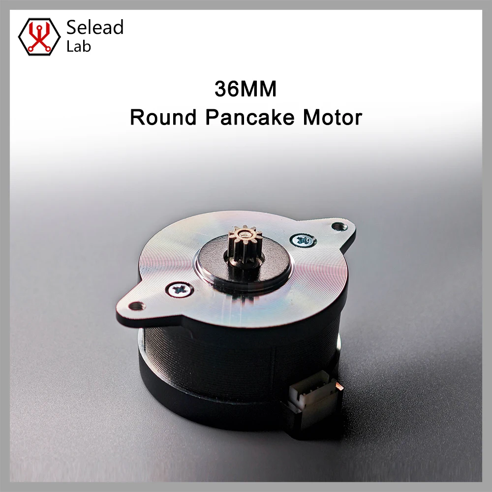 Seleadlab Round NEMA14 36mm Pancake 1.8° Stepper Motor 36STH20-1004HG 3D Printer Parts For Sherpa Voron 2.4 Trident