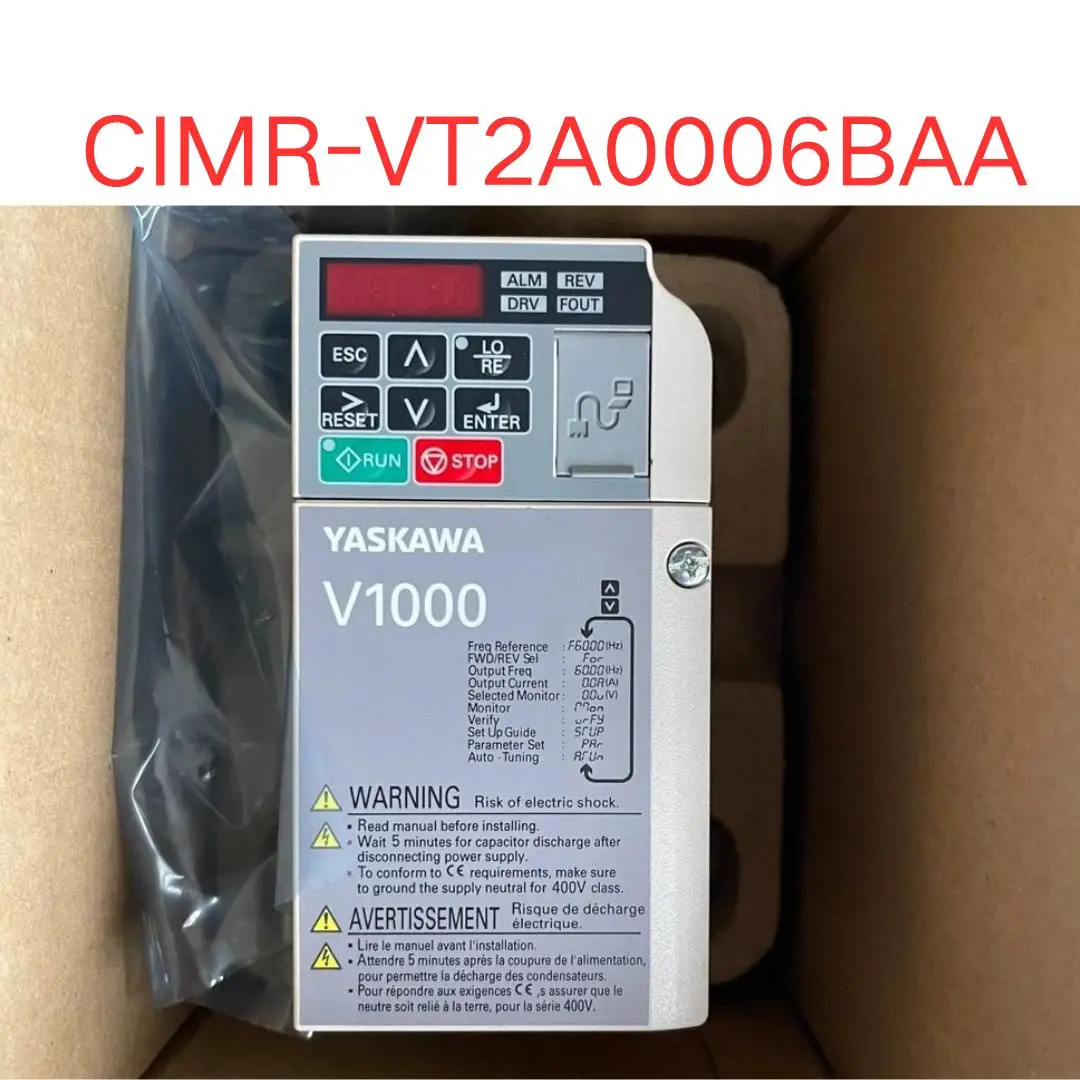 

Brand-new CIMR-VT2A0006BAA inverter 1.1KW/0.75KW Fast shipping