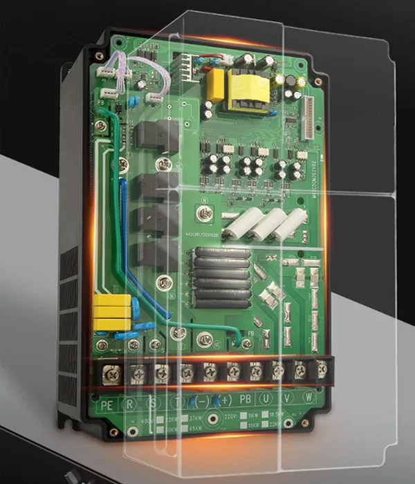 CNC LY 55KW VFD Variable Frequency Drive Three-Phase 380V AC Motor Speed Controller for Pumps, Fans, Conveyors, CNC Machinery