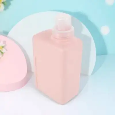 

Refillable Laundry Dispenser Bottle 1000Ml Space Saving Leakproof Pe Reusable Liquid Container For Kitchen Gel Soap Transparent