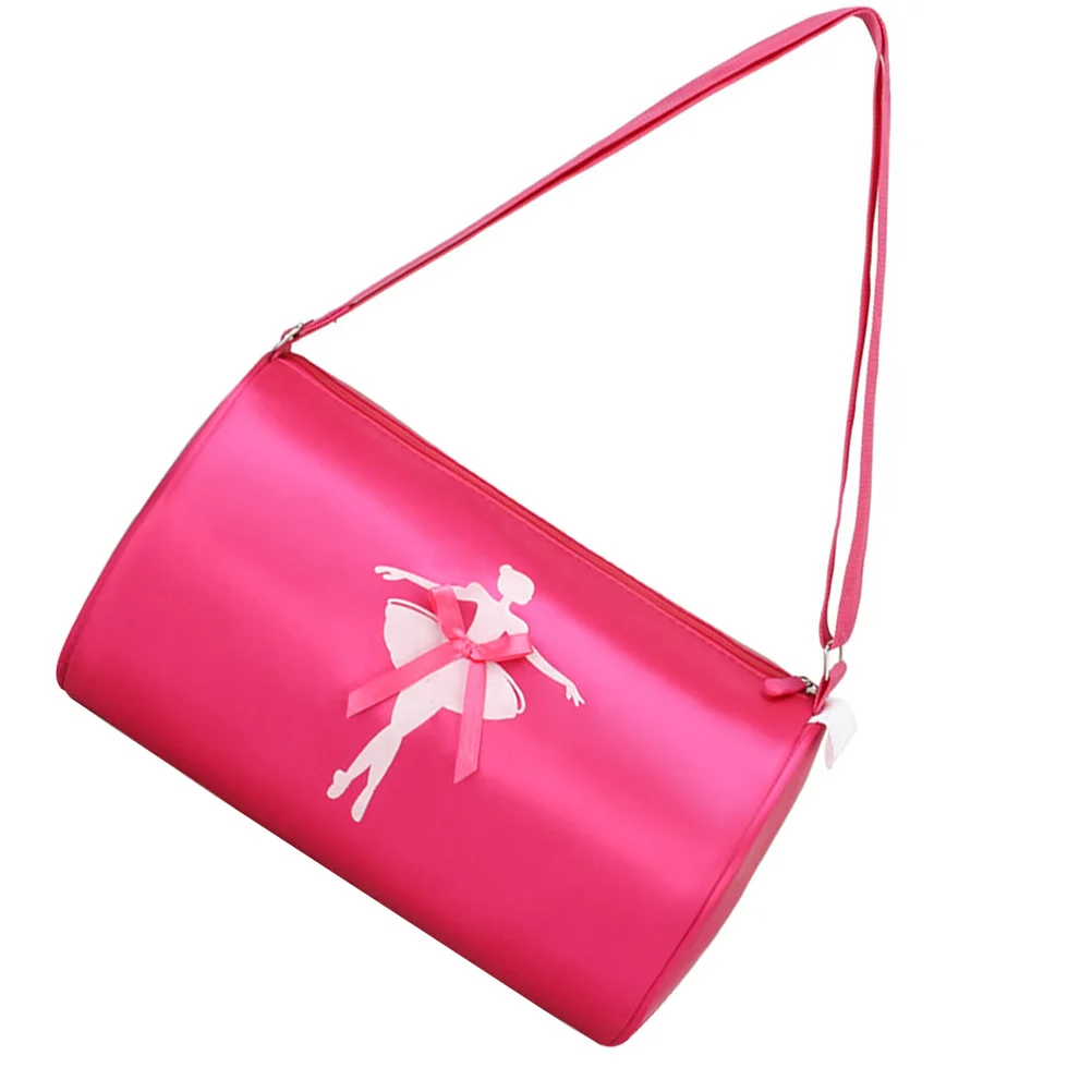 حقيبة باليه ذات سعة كبيرة للأطفال حقيبة كروس بنمط رائع لتخزين أحذية الرقص والملابس الرياضية المتنقلة #4