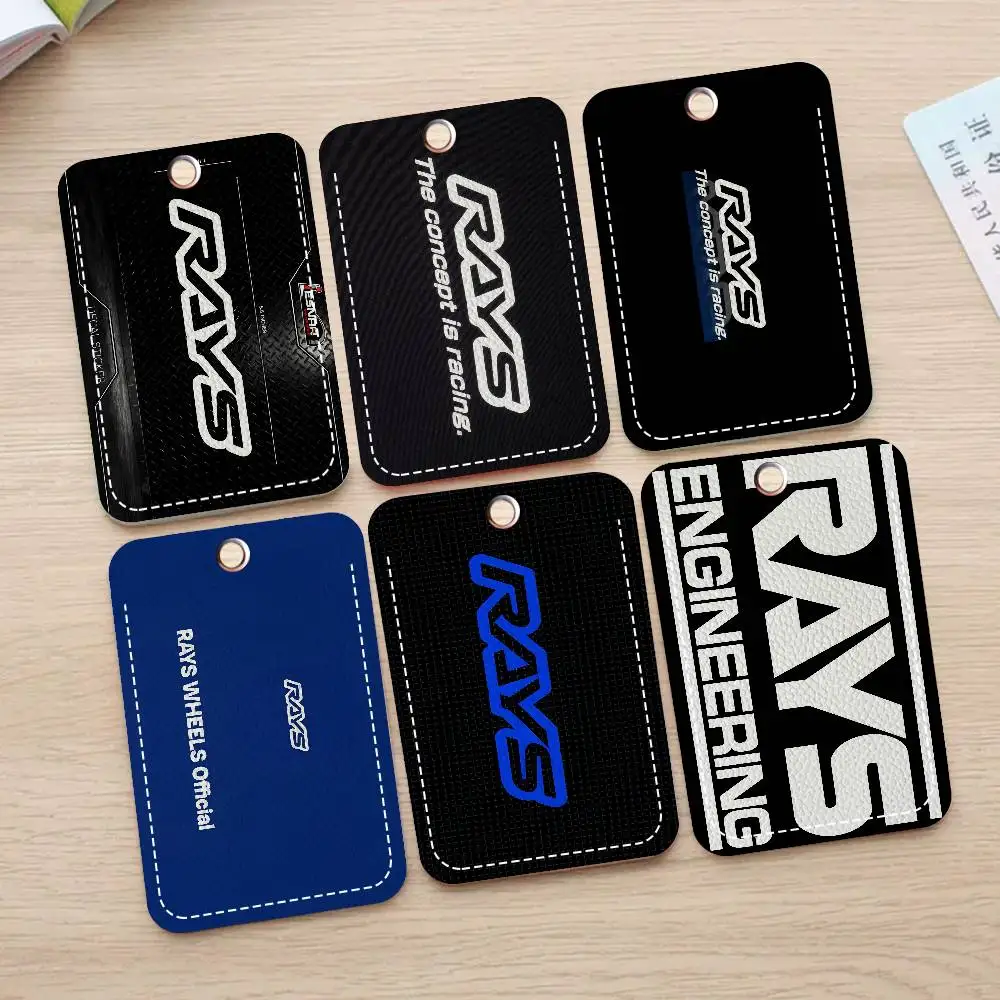 

Брелок-держатель для карт RAYS Wheels (банковских, метро, автобусных), для пропусков и ID-карт