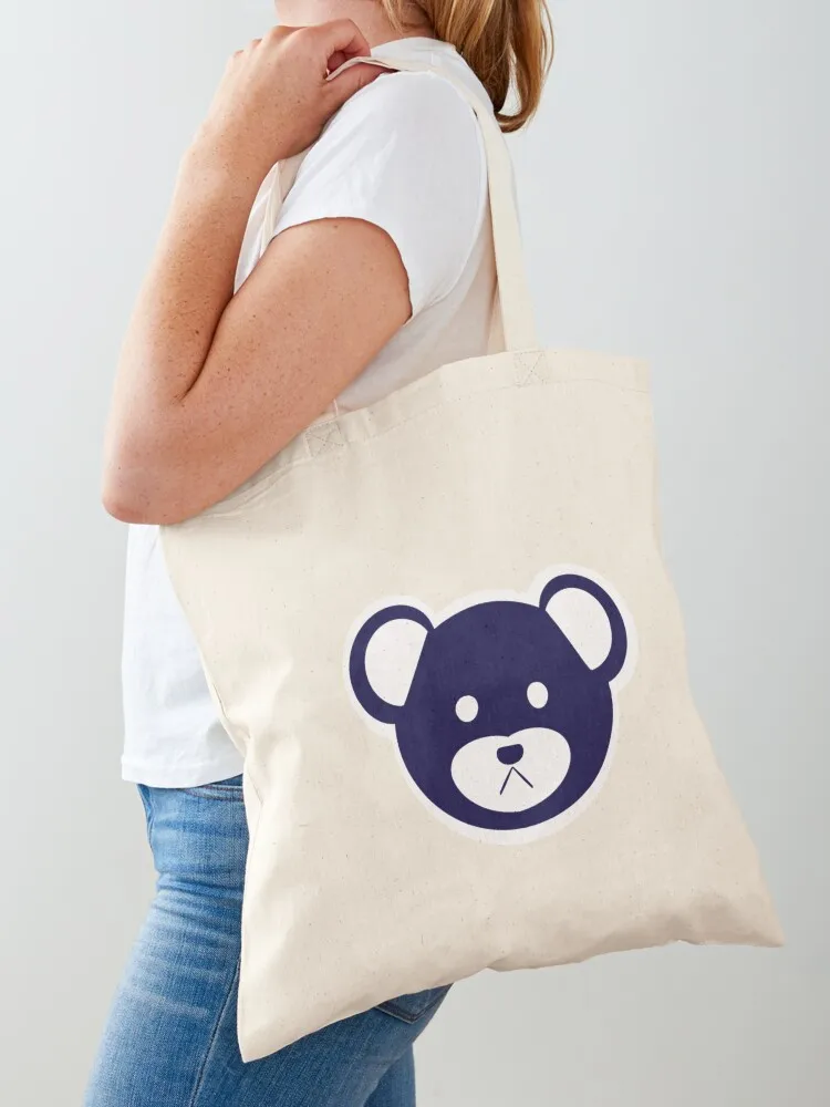 

Blue Bear Tote Bag Canvas tote bags cloth bags Large bags for women Lady bag