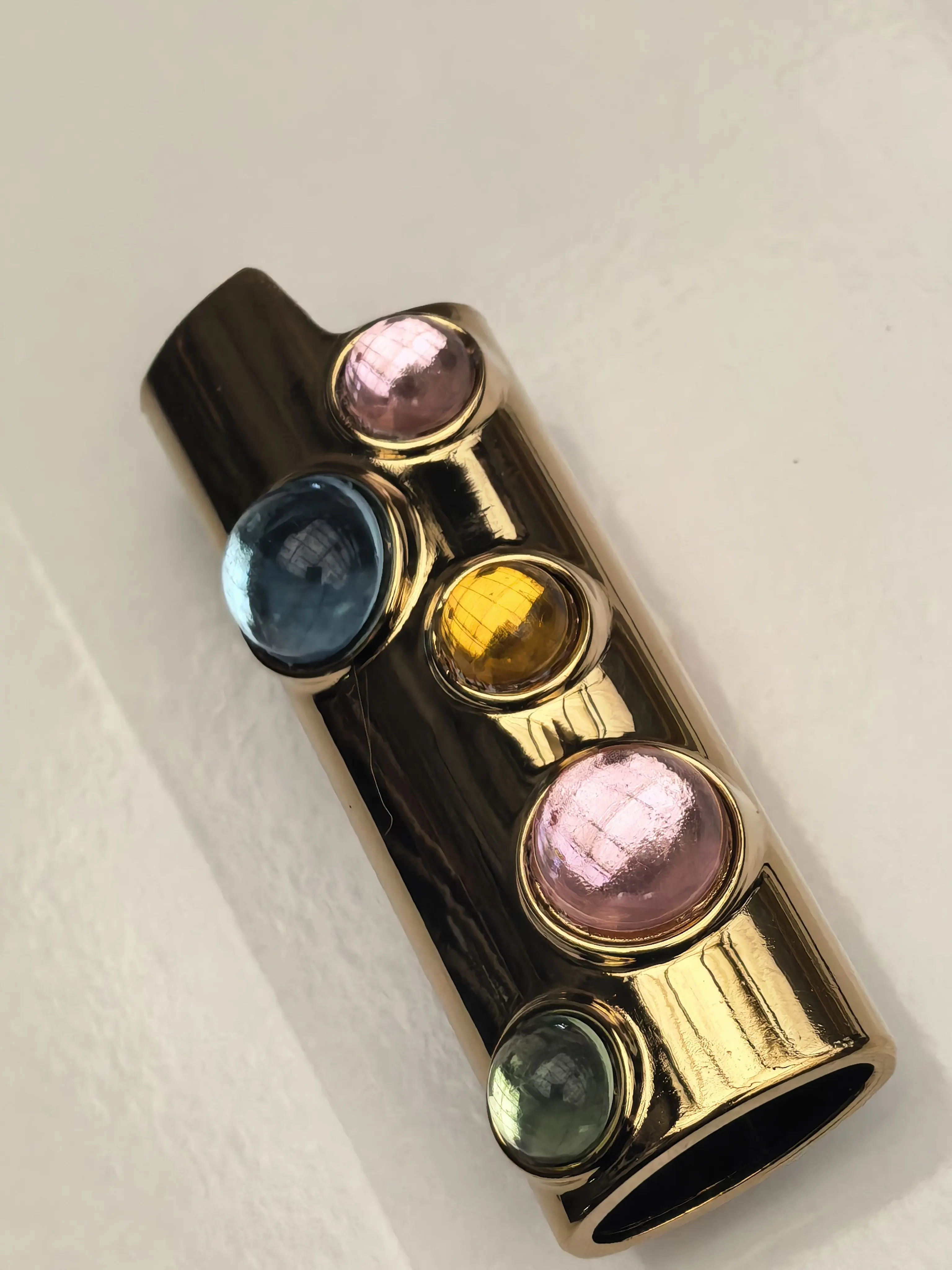 DIY Metall-BIC-Feuerzeughülle für J6 Luxus-Diamant-Standard-BIC-Feuerzeug, goldene Standardhülle für Damen, volle Größe, Geschenk – Detail 5