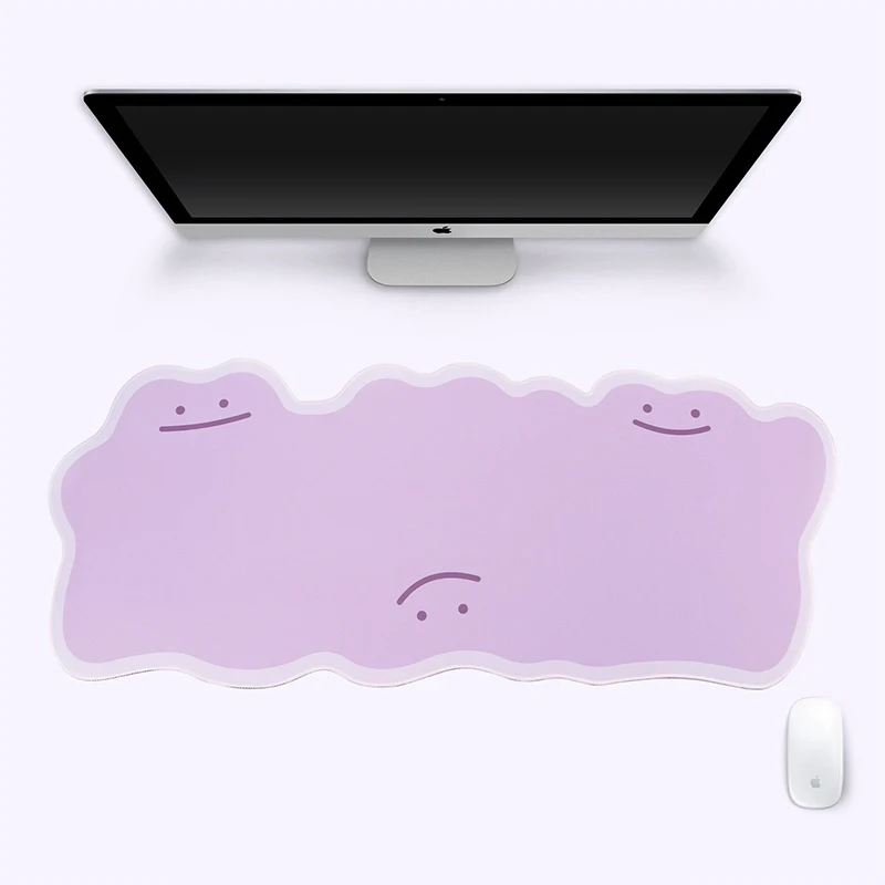 

Cute Cartoon Gaming Mouse Pad Large Size Desk Mat For Keyboard and Mouse Pink Purple Sakura Bunny Dustproof Game Accessories