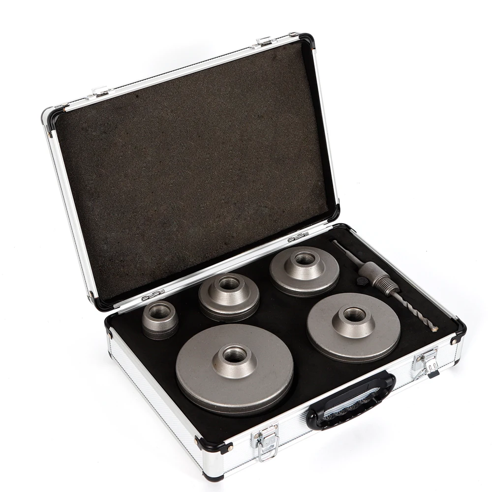 6Pcs Beton Bohrkronen Set Ø 40 / 68 / 80 / 100 / 120 Mm Mit Sds-Plus adapter