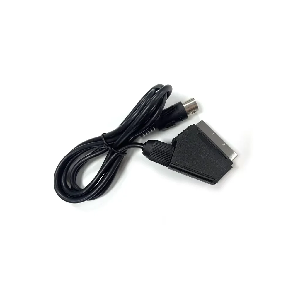 1 pcs For Sega genesis 1   MD1 C type European pal version scart video  8-pin cable