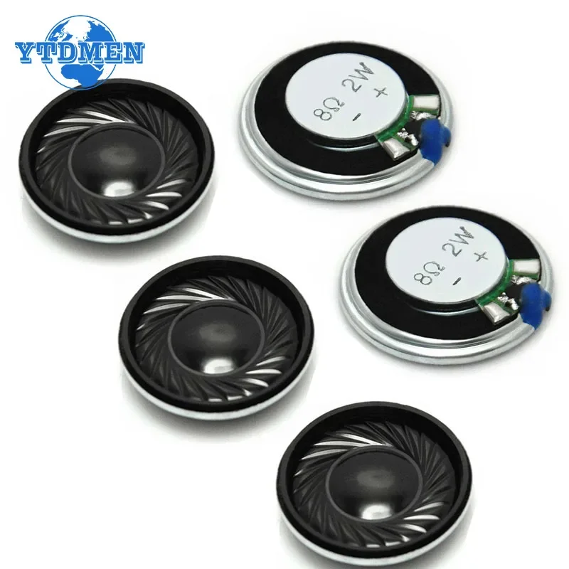 5PCS 2W 8ohm Speaker Mini Ultra-thin Horn Speaker Diameter 40MM 4CM, 2 Watt 8 Ohm Loudspeaker for Arduino