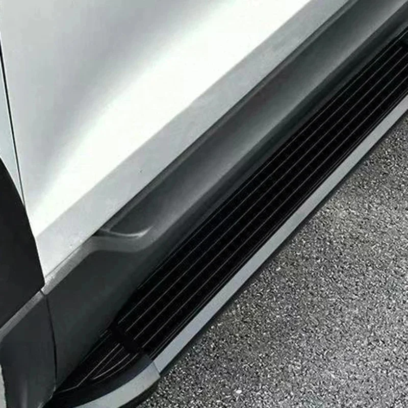 High Quality Fixed Side Step Bar Running Board Pedal Bolt-On Non-Retractable Welcome Step Plate 2021-2023