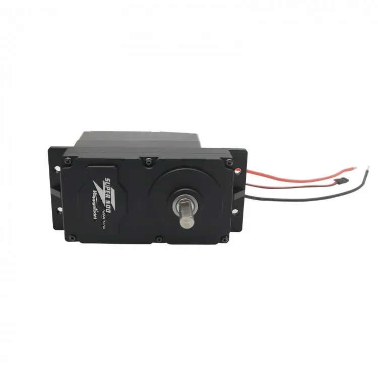 For SUPER500 12V 24V 500kg,cm BEC 5V High Torque Metal Servo for DIY Large Robot Arm 59326