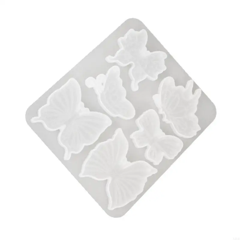 

N2UE силиконовые формы для сережек и подвесок, форма для ключей, форма для ювелирных изделий в форме бабочки, очаровательная для