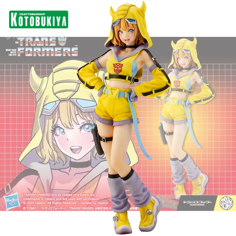 

Женская Оригинальная фигурка Kotobukiya Bumblebee 1/7, ПВХ 21,7 см, Коллекционная модель, кукла, статуэтка, орнамент, подарки