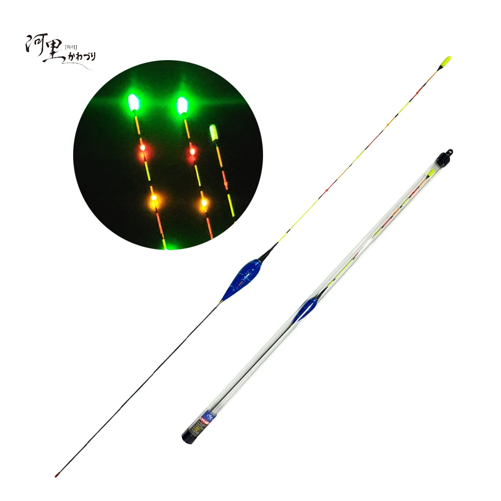 هاري تعويم المياه العذبة ذيل طويل 6 نقاط تعويم إلكتروني سمك الشبوط الصليبي أسفل رفع الصيد تعويم #2