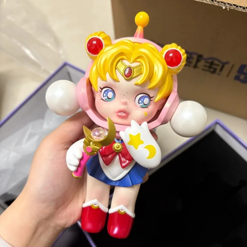 

In Stock Genuine Skullpanda X Sailor Moon Kawaii Action Figure Doll Pcv Model Collected Figurine Surprise Birthday Toy Gift