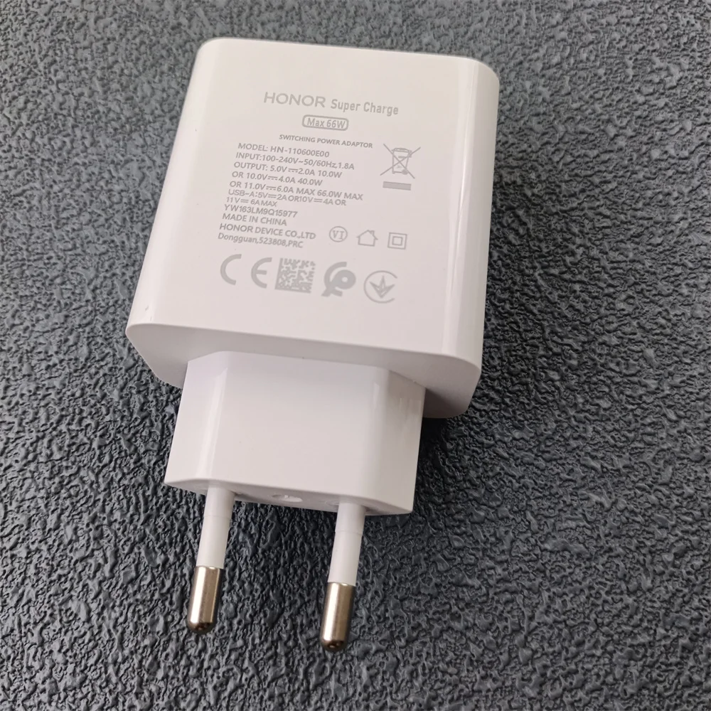 Honor 90 80 70 60 Pro 66 واط شاحن الاتحاد الأوروبي USB A/C ميناء سوبر محول الشحن ل ماجيك 5 6 V5 V3 VS 2 3 & 1/1.5/2 متر 6A PD نوع C كابل #3