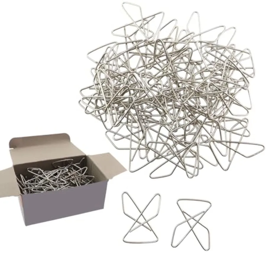 

50PCS 42x29x1.4mm Butterfly Paperclip Office Storage File Organiser Bookmark Clip Suitable for Hand Sewing Paper Fabric DIY Pro