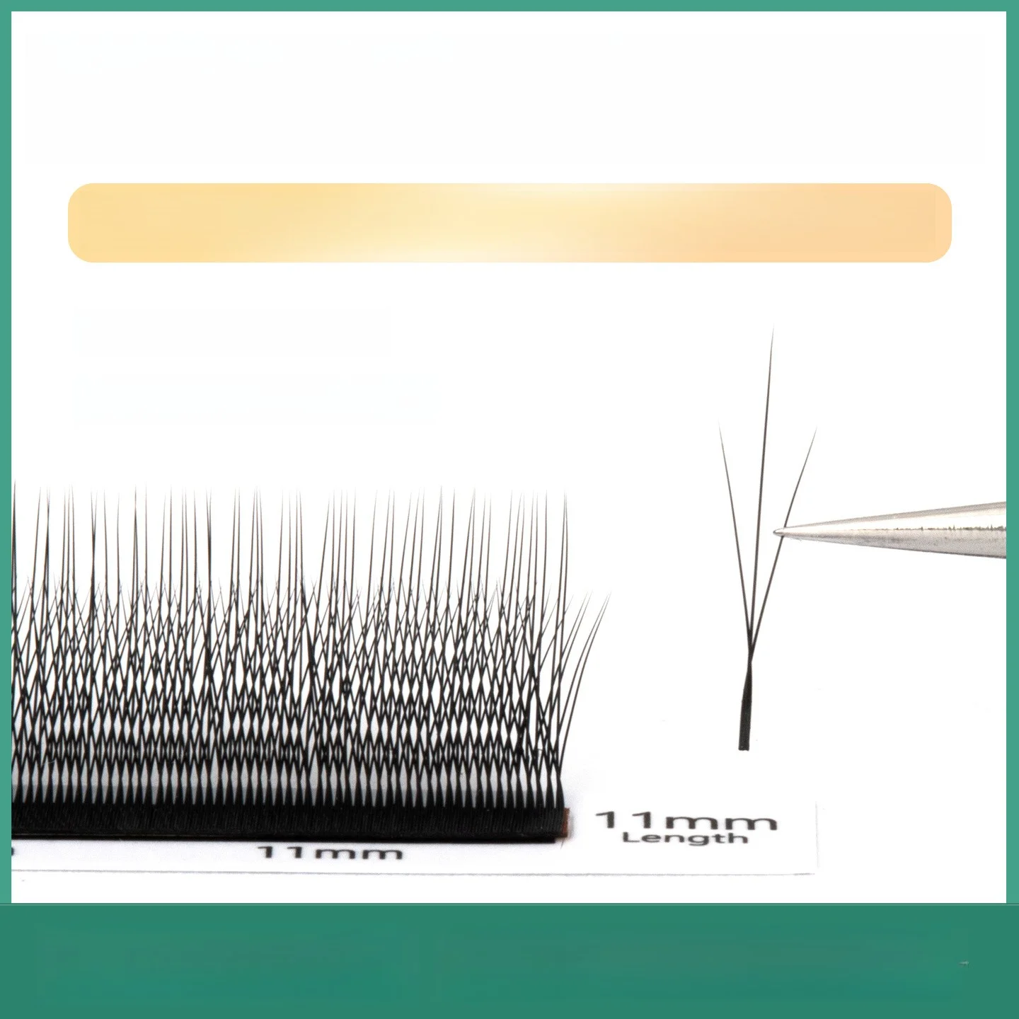 W 3D Spark Clover Lashes B Curl Premade Fans Faux Mink Lashes Soft Black Eyelash ExtensionsFairy Spike Woven Lashes