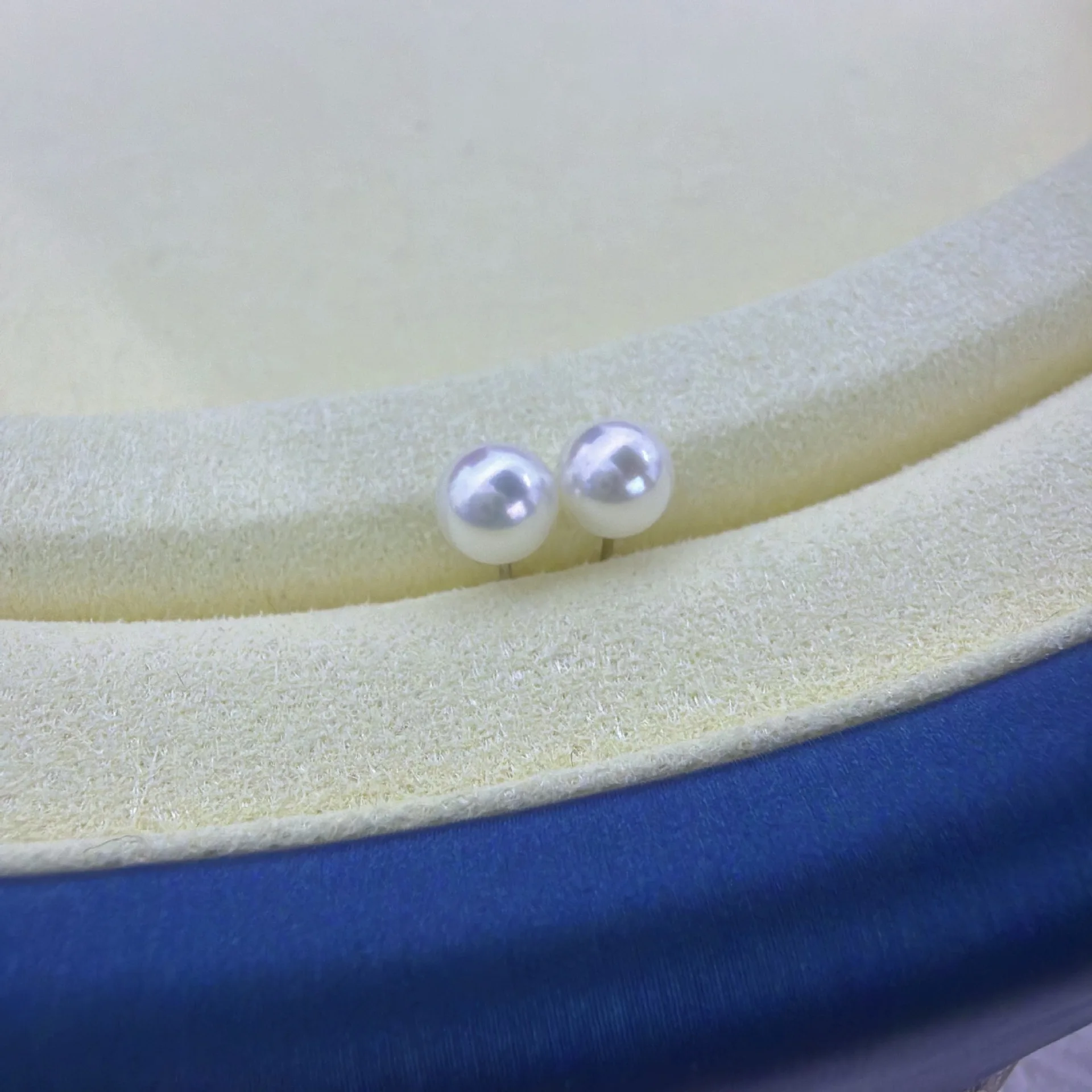 Natural Pearl Necklace Akoya AAA 6-7mm Round Pearl Earring Bracelet Necklace Set 20 Inches * * * 925s view 4