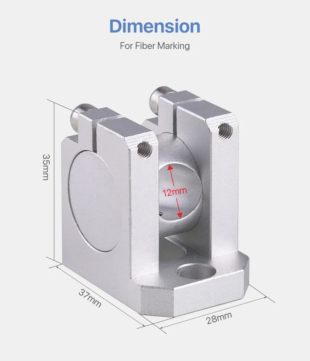 Red laser Locator Red Dot Locator Part Diameter 12mm Optical Path Accessories for Fiber Metal Marking Machine