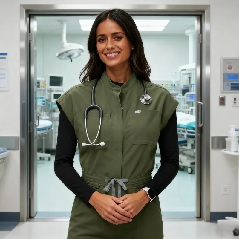 Matte Uniform Weibliche Krankenschwester Uniform Pflege Matte Top Elastische Matte Hosen Arzt Overall Spa Arbeit Anzug Set