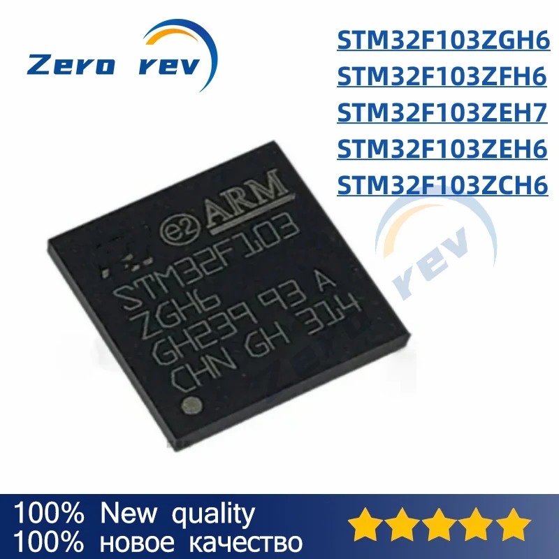 

1 шт., новинка 100%, STM32F103ZGH6 STM32F103ZFH6 STM32F103ZEH7 STM32F103ZEH6 STM32F103ZCH6 LFBGA-144