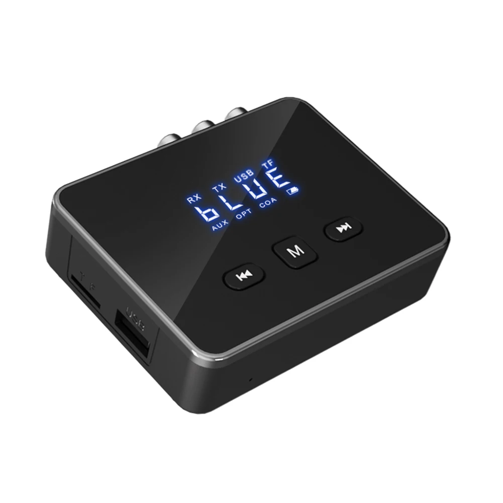 جهاز إرسال واستقبال BT 5.4 مع RCA 3.5mm AUX وعرض BT محول الصوت محول لاسلكي للتلفزيون/السيارة/الكمبيوتر/ستيريو المنزل/مكبرات الصوت #5