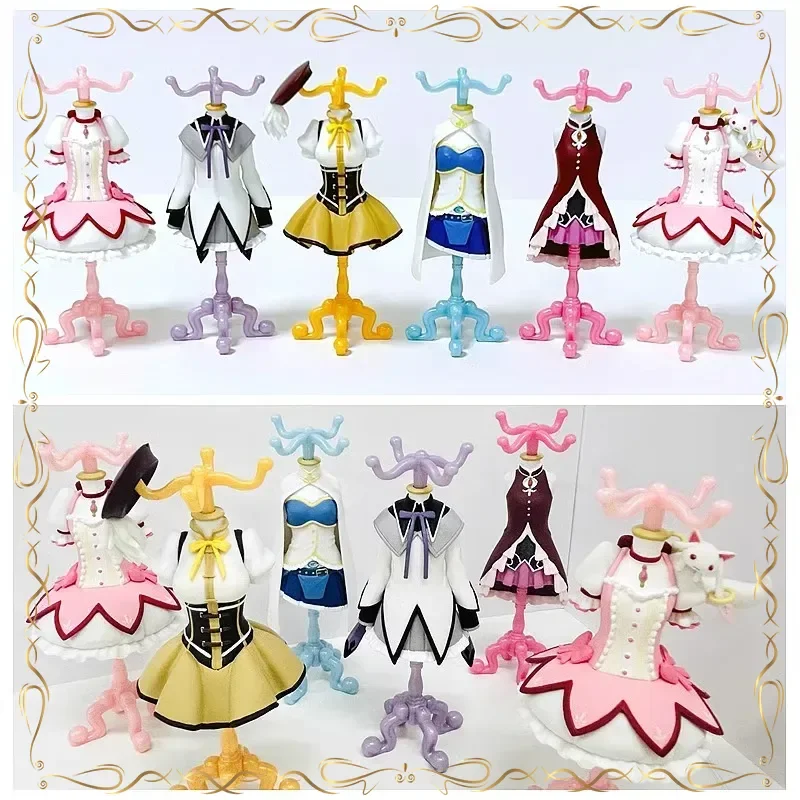 

Kaname Madoka Coat Hanger Anime Figures Desktop Ornament Gashapon Action Figure Model Toys