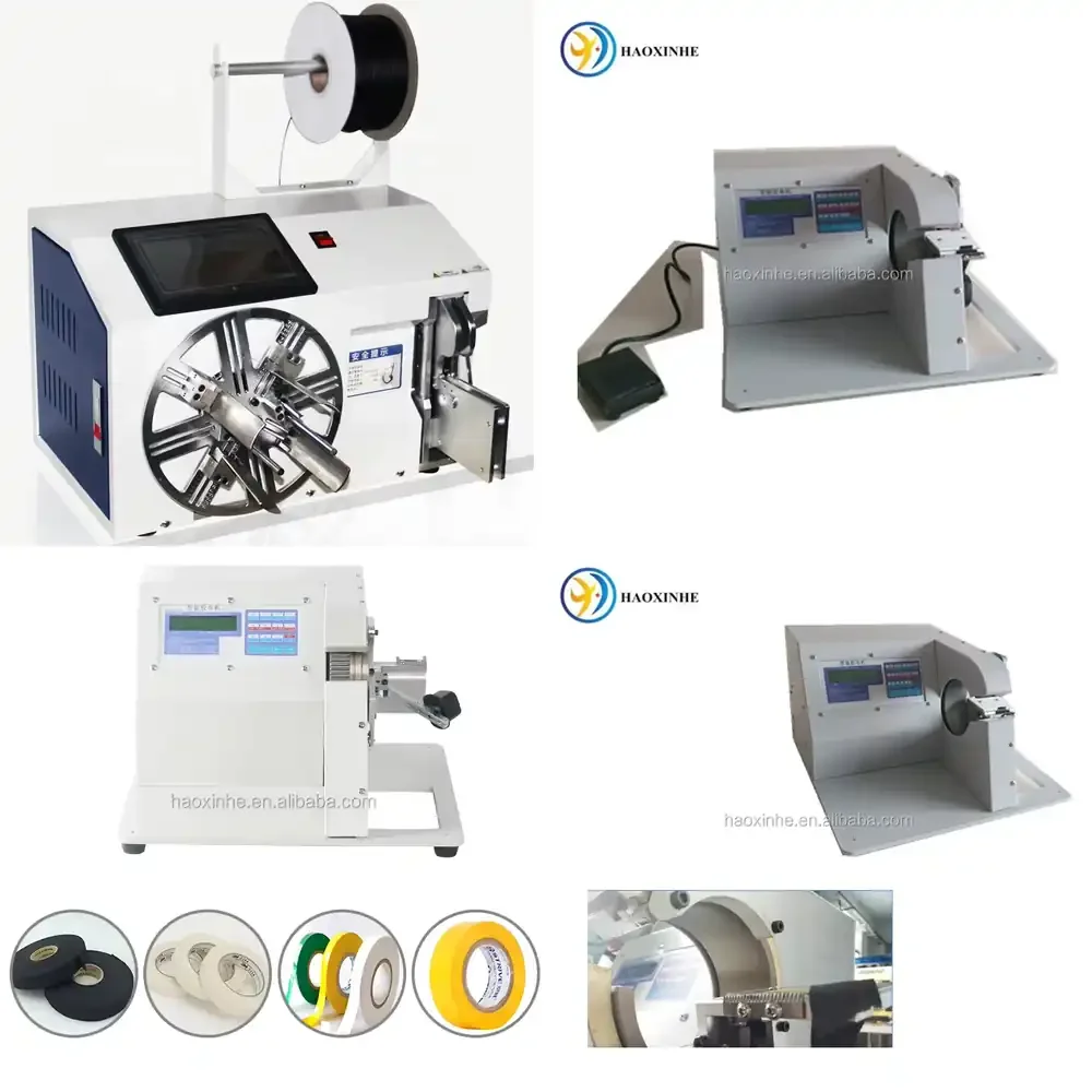 

Automatic Plastic Adhesive Tape Winding Machine and Tape Wrapping Machine