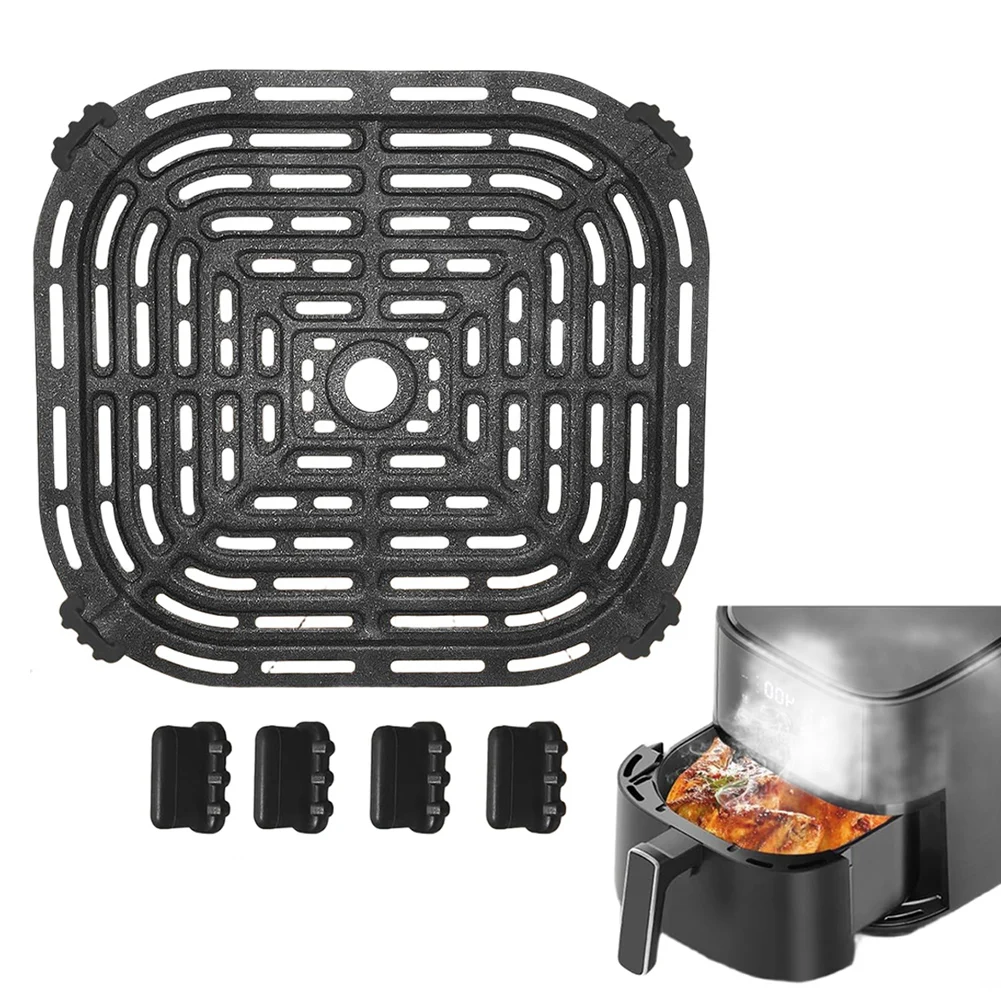 Perforated Grill Pan Replacement Rack for Air Fryer 6 For Quart Compatible with Paris For Quart and Similar Size Trays