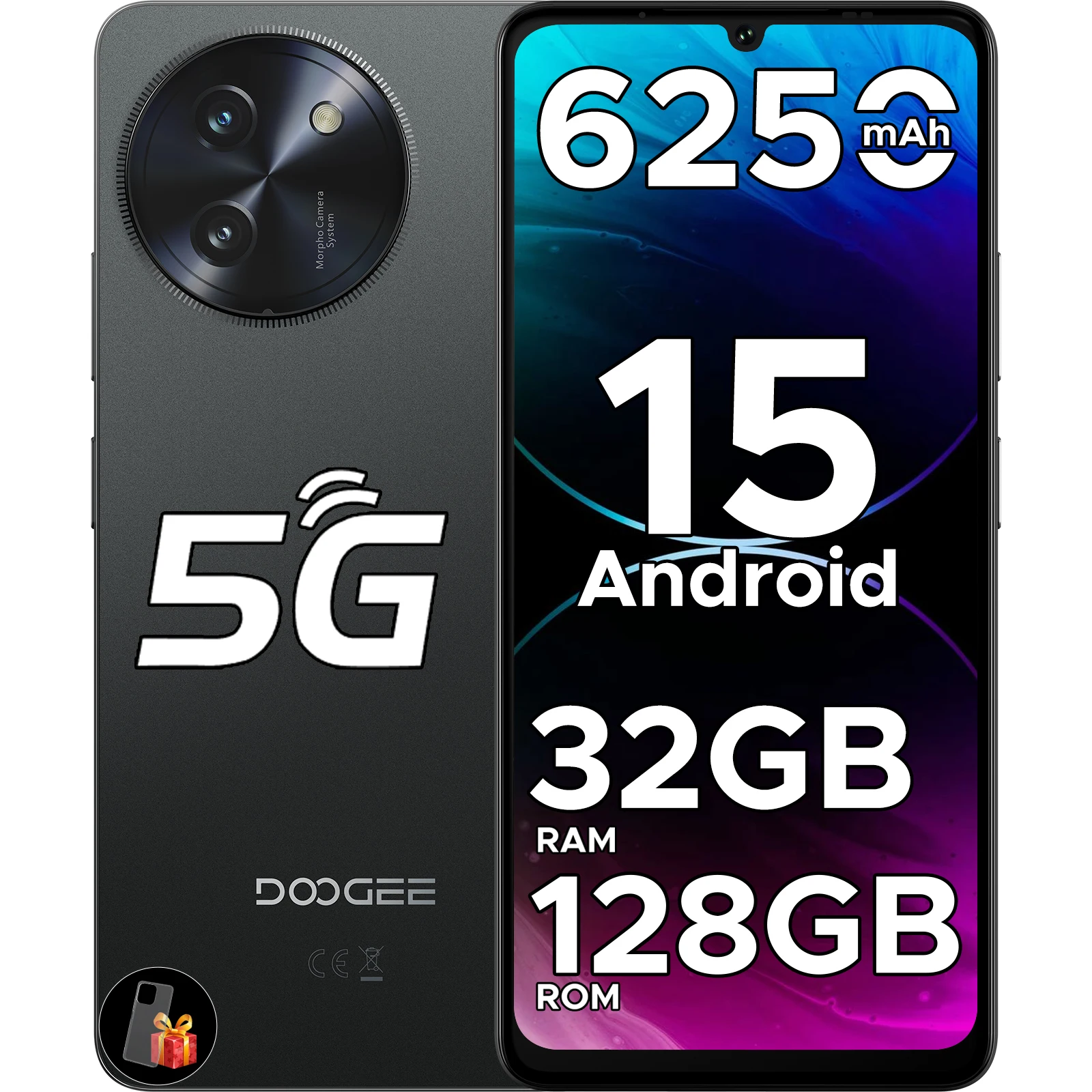 DOOGEE Note59 5G　32GB 120Hz 6.75 SIMフリー Amazon.com: DOOGEE Cell Phone : Cell Phones & Accessories