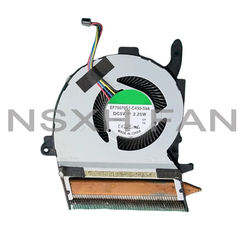 

EF75070S1-C430-S9A F456U A456U R456U X456URK 5V 2.25W 4-Wire Cooling Fan