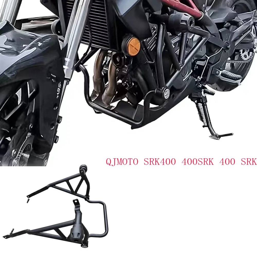 

Motorcycle Accessories For QJMOTO SRK400 400SRK 400 SRK Bumper Anti-Drop Guard Rod Protective Glue