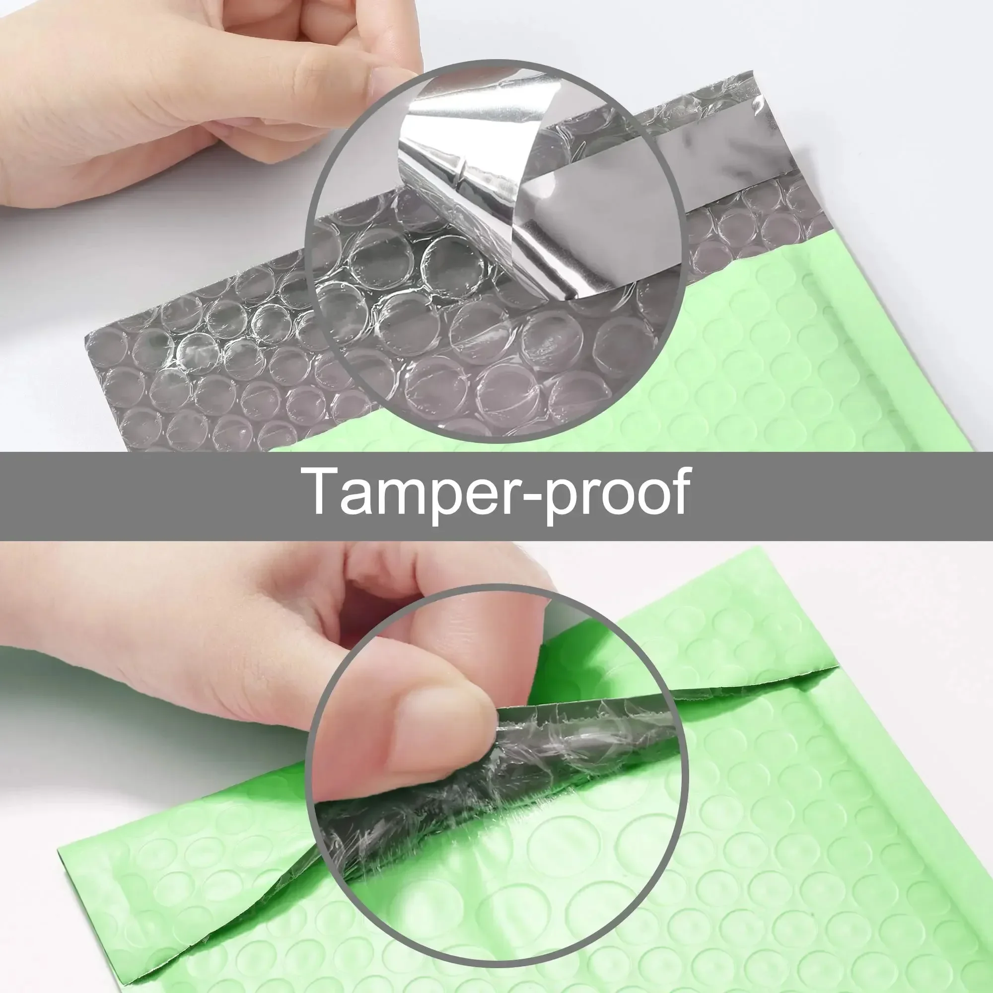 ซองกันกระแทกหลากสี 50 ชิ้น สำหรับบรรจุภัณฑ์ส่งสินค้า อุปกรณ์สำหรับธุรกิจขนาดเล็ก ซองไปรษณีย์ ซองบับเบิ้ล