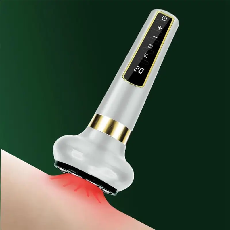 ASWUT-Pressure Cupping Cellulite Cupping Cupping Cellulite Massager Electric Scraper White