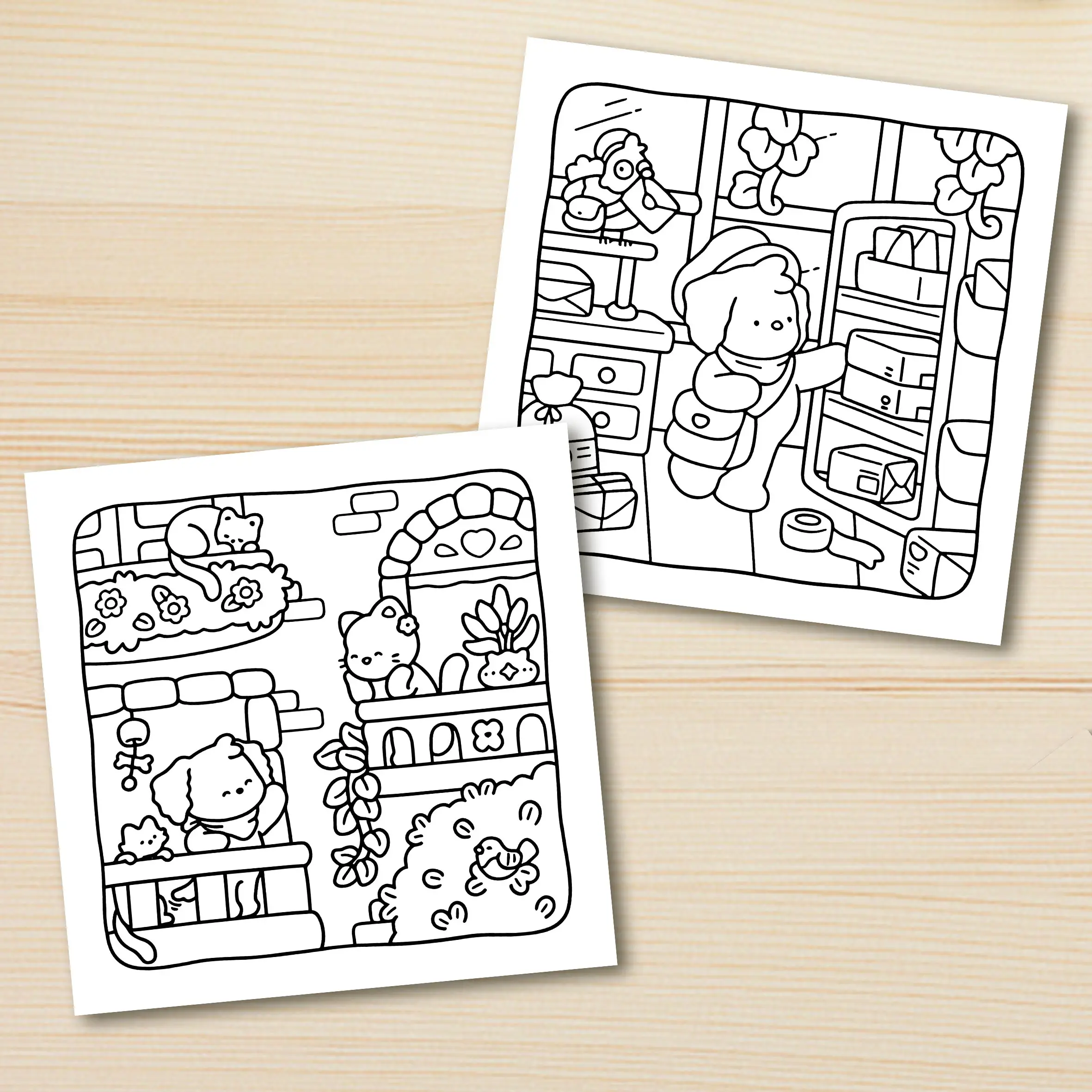 كتاب تلوين أنماط جريء وسهل الهدوء للبالغين، كتاب رسم لطيف، هدية مثالية للحفلات وأعياد الميلاد