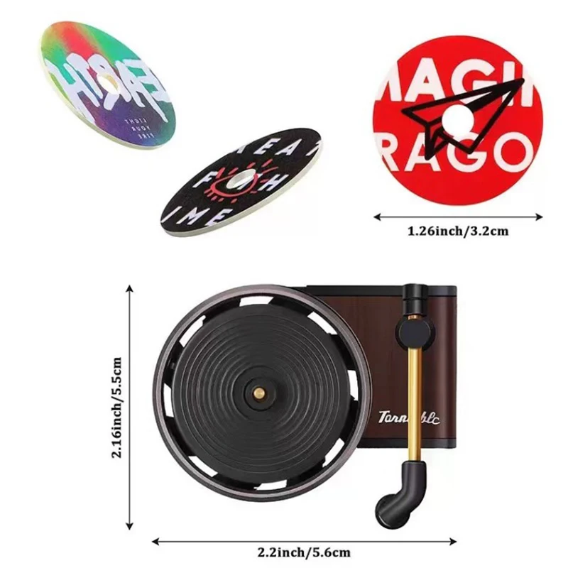 Car Air Freshener in Retro Style Record Player Design Air Fresheners Car Fragrance Diffusers Clips Clip Perfume