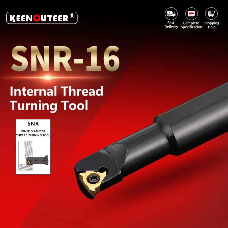 SNR-16/A16 SNR0008K11  SNR0010M11 SNR0010K11 SNR0012M11 SNR0013M16 Internal Thread Turning Tool CNC Threading Tool Holder