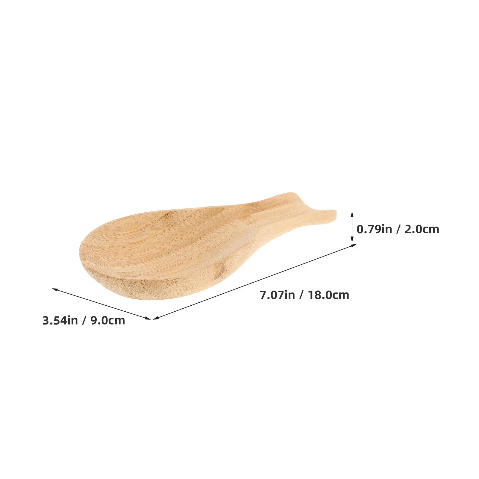 2Pcs Kitchen Spoon Holder Rustic Wooden Utensil Rest Rack Stove Top Counter Spatula Ladle Tong Holder Heat Resistant