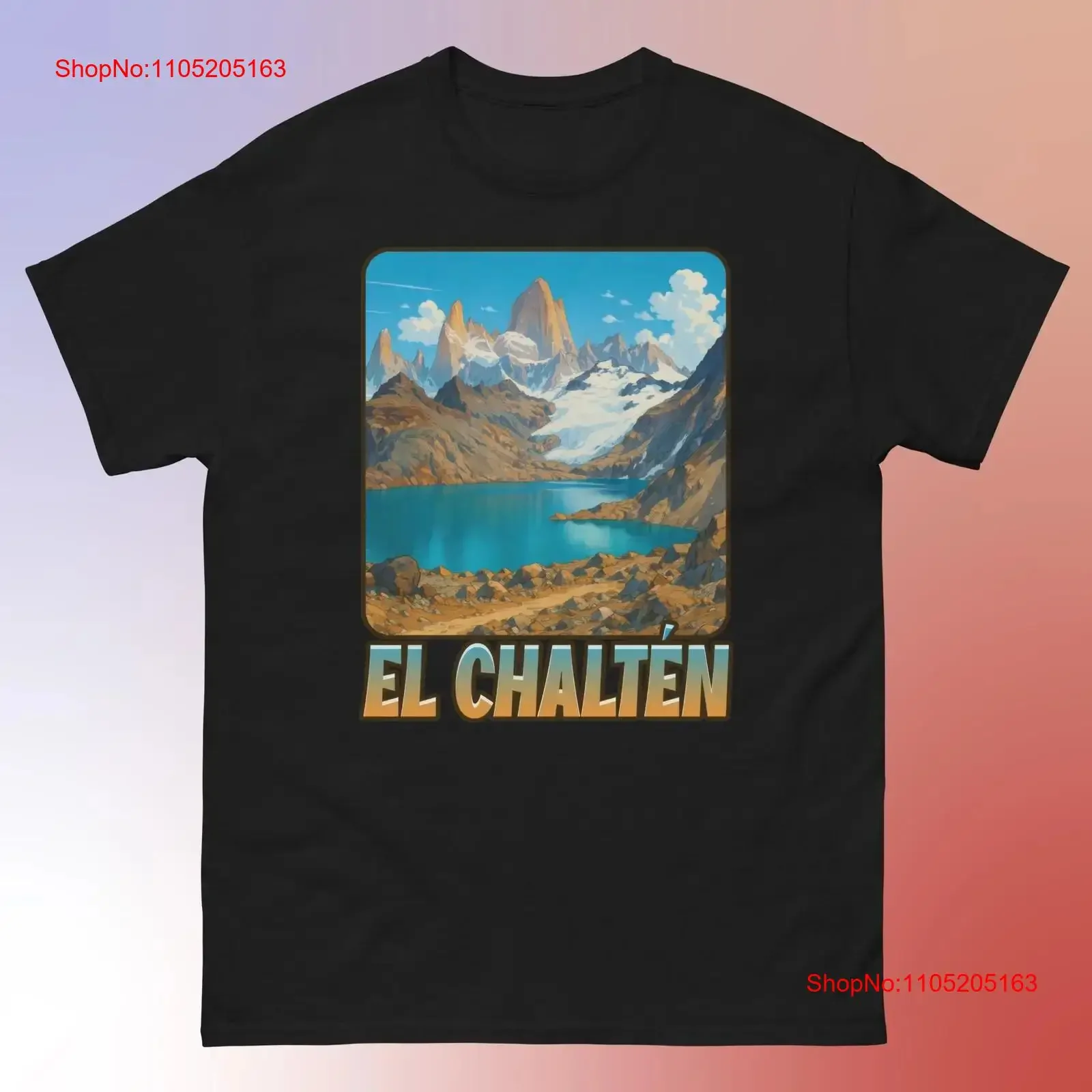 

El Chaltén Argentina Design 2 T Shirt vintage Washed designer clothes streetwear graphic Soft Slightly fashion Stylish