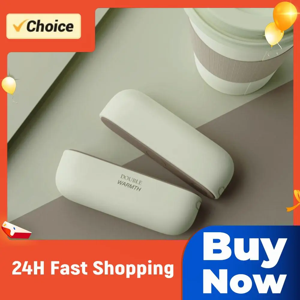 2 in 1 Magnetic Hand Warmer Split Pocket Heater USB-C Rechargeable Portable Hand Heater 3 Temp Setting Fast Heating for Winter