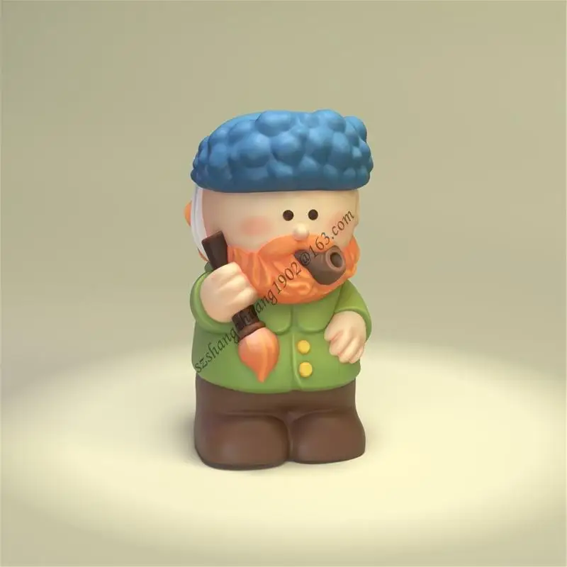 

Q6RB Reusable Handmade Moulds Silicone Crafting Molds Featuring Intricate Art and Portable Easel for Car Decorating