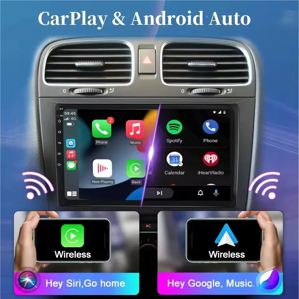 Android 14 2 Din Car Multimedia Player For Toyota Tacoma 2005-2013 Head Unit Stereo GPS Navigation BT WIFI