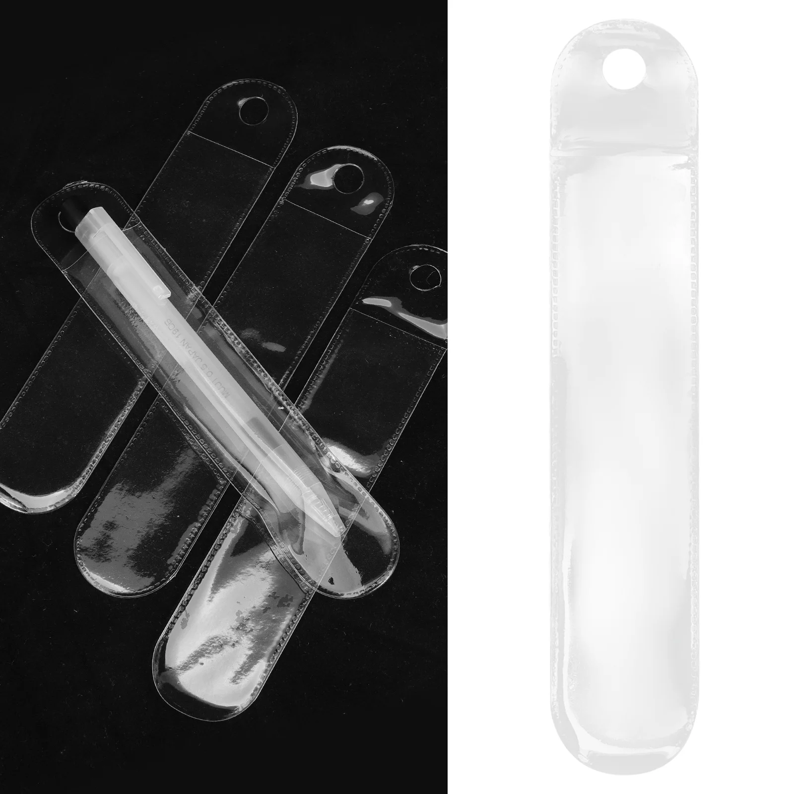 

50pcs Bag Single Pen Sleeve Premium Portable Storage For Fountain Pens Pencil Gift Packaging Case Pen Pouch Holder Lightweight