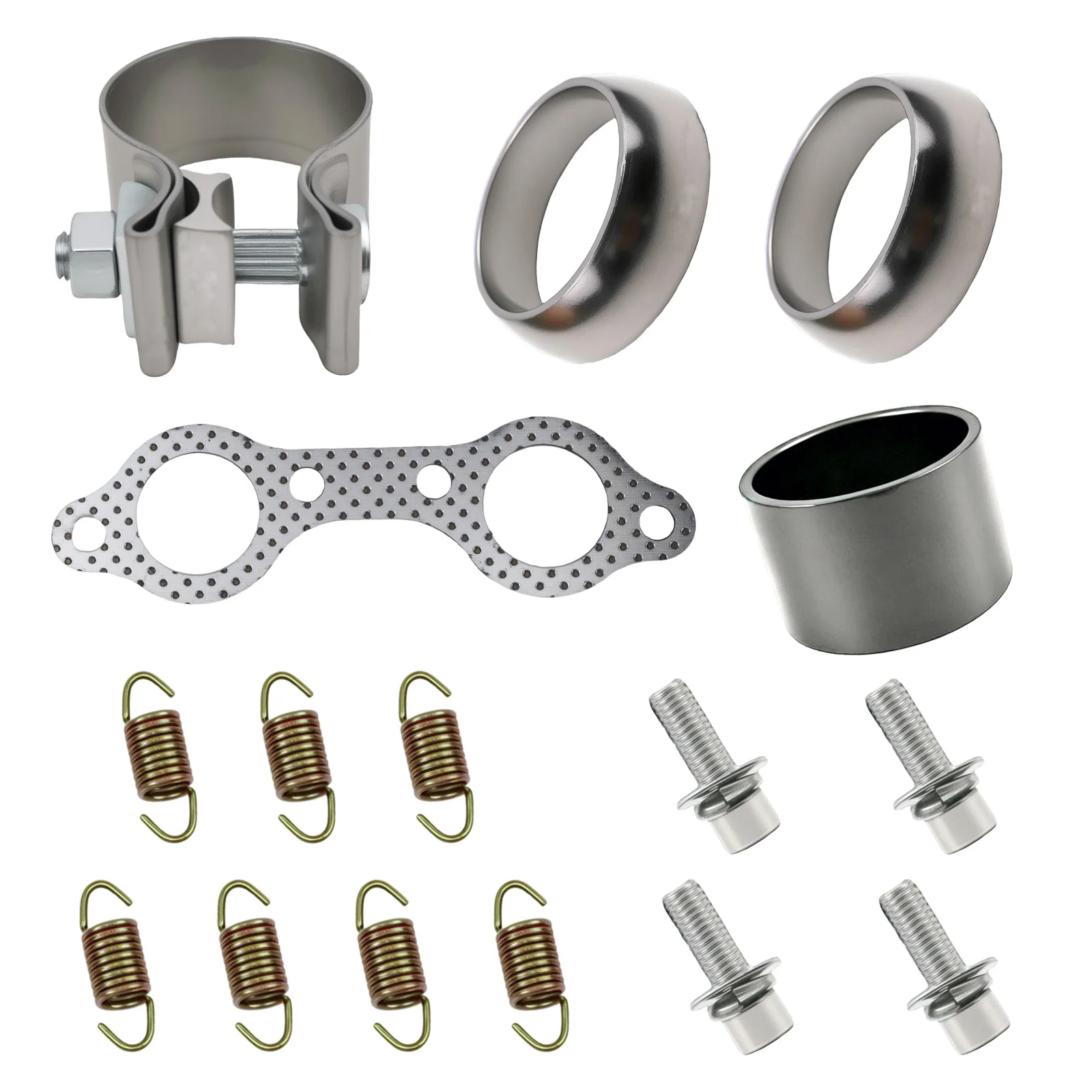 BB Pipe Manifold Gasket Spring Rebuild Kit for Po-laris Ranger RZR 800 EFI 2008-2010 Sportsman Ranger 700 800 900 7041687
