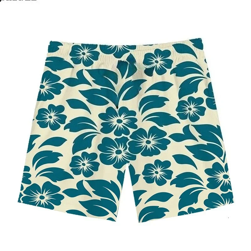 

Europe America 2025 Cross-border Men's Summer Beach Pants Fashion Quick-drying Men's Shorts 3D Digital Printing Beach Shorts