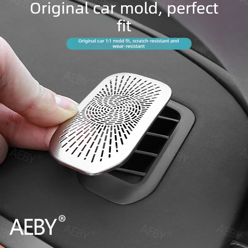 

For LEAPMOTOR C10/C16 2024 2025 2026 Dashboard Air Vent Frame Cover,Metal Dashboard Grille Trim,Car Interior Air Vent Cover